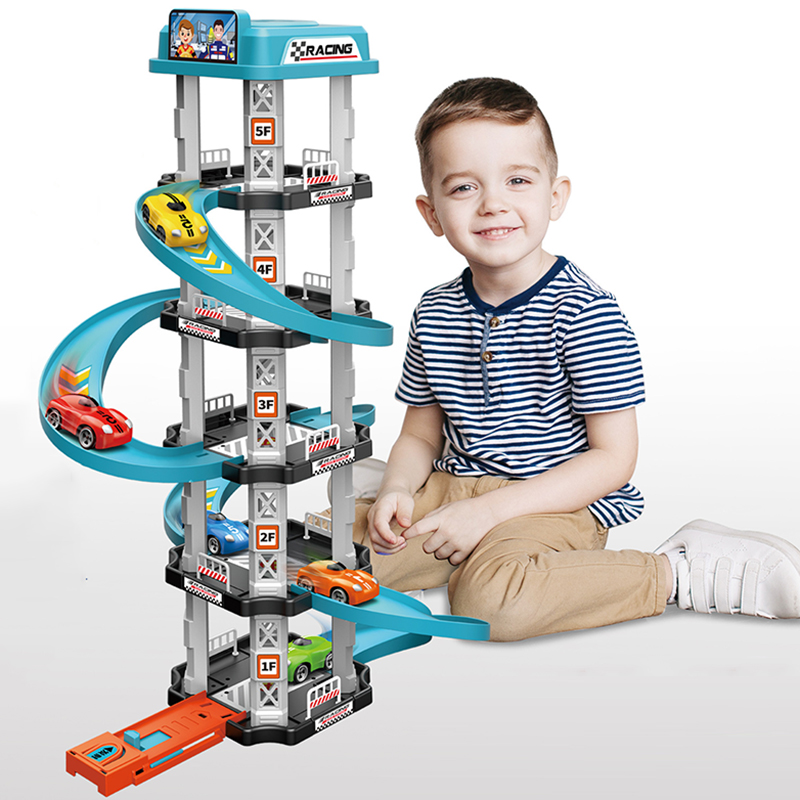 レーストラックカーランプおもちゃ子供用ガレージカタパルトトラ - Hot Wheels Car Track Sets のレビューと価格