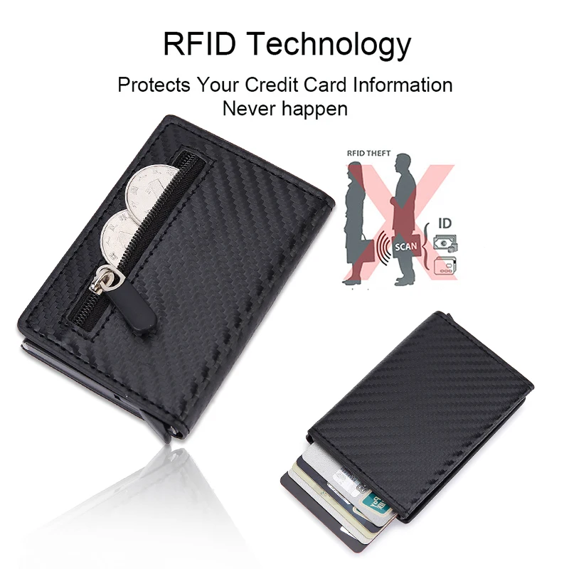 RFID ブロッキングカード財布磁気クレジットカードホルダー - Card Top Loader のレビューと価格