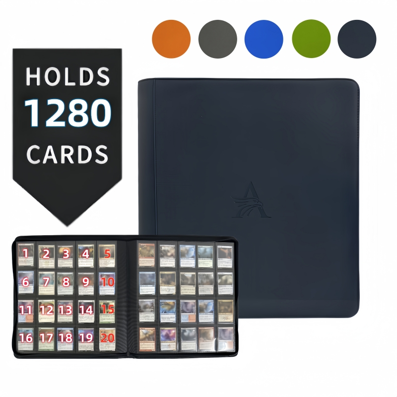 プレミアム20ポケットカードバインダー – 1280枚収納可 - Pokemon Binder Card のレビューと価格