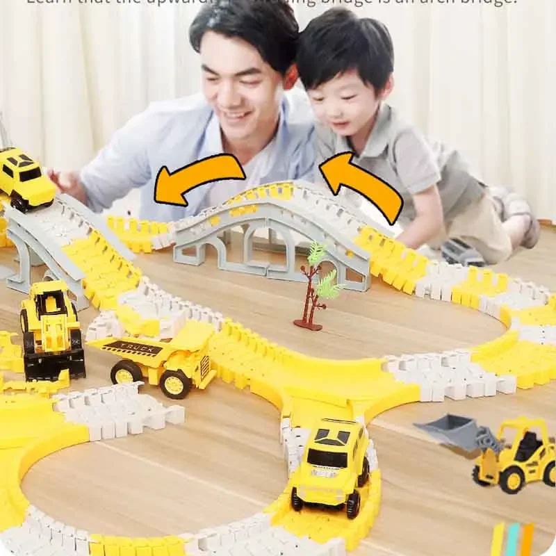 137-467 個子供電気トラックおもちゃの車エンジニアリン - Hot Wheels Car Track Sets のレビューと価格